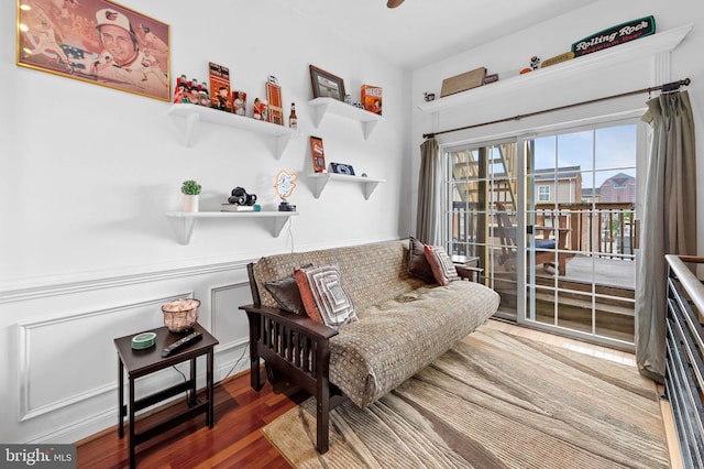 3310 Hudson St, Baltimore, MD 21224 - sitting room featuring wood finished floors