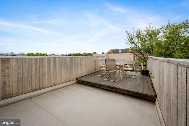 3310 Hudson St, Baltimore, MD 21224 - wooden deck with a patio