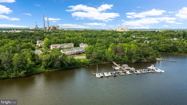 1328 Hollow Glen Ct, Curtis Bay, MD 21226 - aerial view of a large body of water