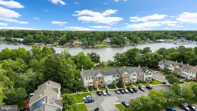 1328 Hollow Glen Ct, Curtis Bay, MD 21226 - aerial view of a large body of water and a tree filled landscape