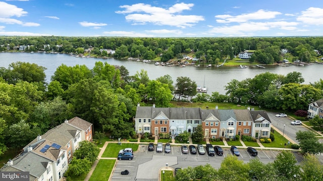 1328 Hollow Glen Ct, Curtis Bay, MD 21226 - drone / aerial view of a large body of water and a tree filled landscape