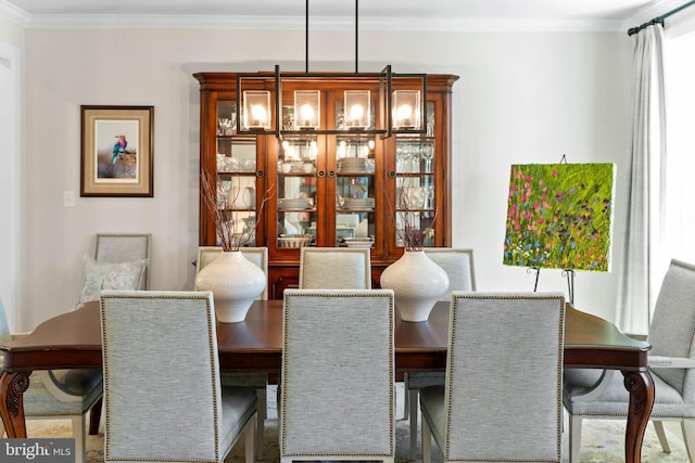 18234 Highwood Dr, Rehoboth Beach, DE 19971 - dining space featuring ornamental molding