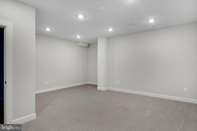 18234 Highwood Dr, Rehoboth Beach, DE 19971 - finished below grade area featuring carpet floors, recessed lighting, and baseboards