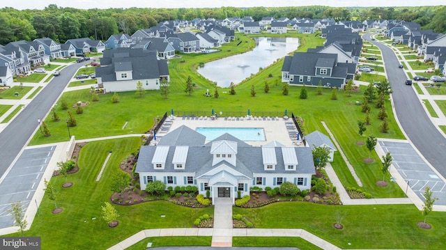 18234 Highwood Dr, Rehoboth Beach, DE 19971 - aerial perspective of suburban area featuring a nearby body of water
