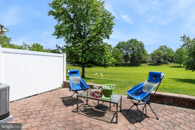 101 Pear Tree Ln, Franklin Park, NJ 08823 - view of patio featuring central air condition unit