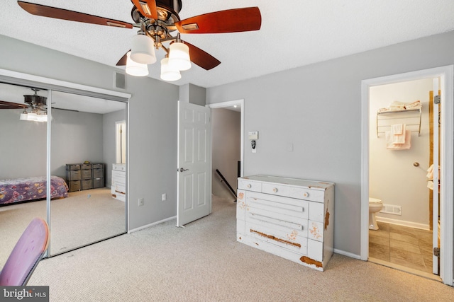 101 Pear Tree Ln, Franklin Park, NJ 08823 - bedroom featuring carpet, a closet, connected bathroom, and baseboards