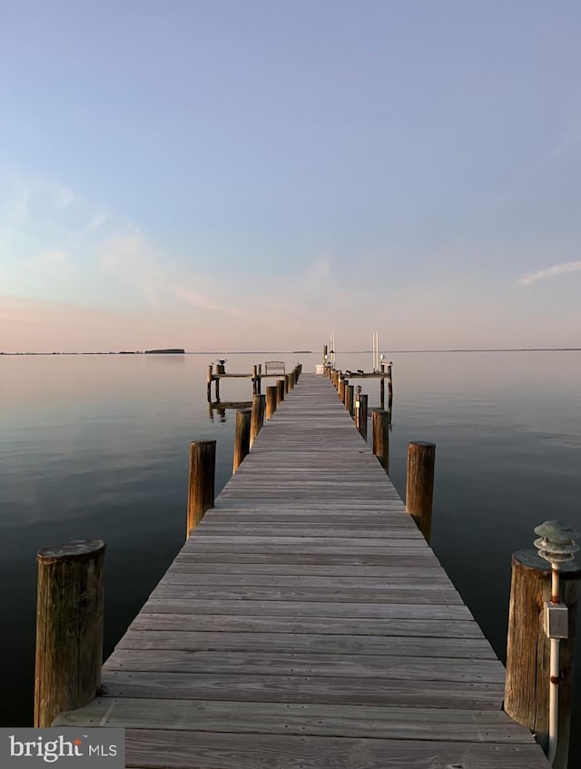 9791 Pintail Pl, Saint Michaels, MD 21663 - dock featuring a water view