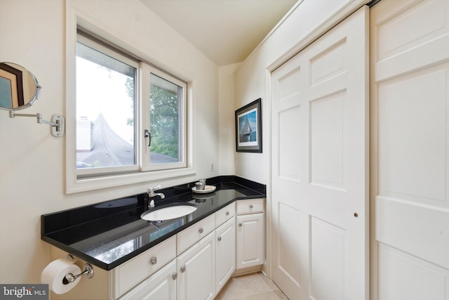 9791 Pintail Pl, Saint Michaels, MD 21663 - bathroom featuring vanity and tile patterned flooring