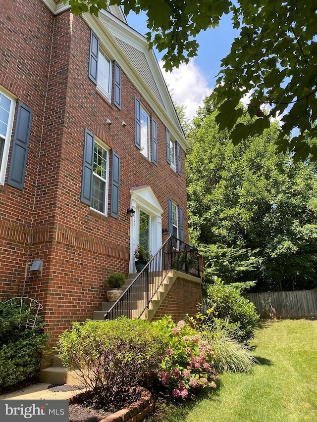 4000 Timber Oak Trl, Fairfax, VA 22033 - view of side of property featuring brick siding