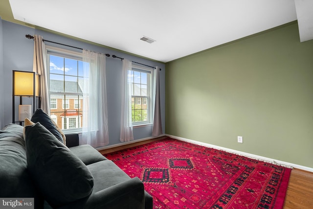 4000 Timber Oak Trl, Fairfax, VA 22033 - living area featuring wood finished floors and baseboards