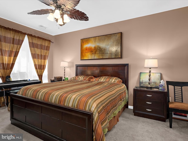 900 Marshy Cv Unit 111, Cambridge, MD 21613 - bedroom featuring light colored carpet and a ceiling fan