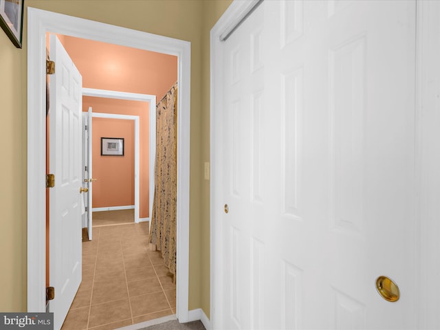 900 Marshy Cv Unit 111, Cambridge, MD 21613 - hall with light tile patterned flooring and baseboards