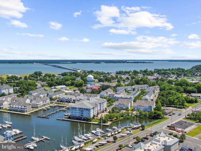 900 Marshy Cv Unit 111, Cambridge, MD 21613 - drone / aerial view of a nearby body of water and a notable bridge