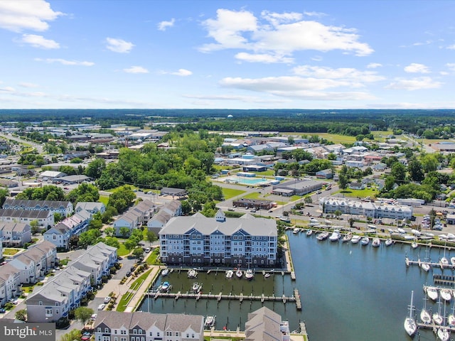 900 Marshy Cv Unit 111, Cambridge, MD 21613 - aerial view of numerous boat docks and a nearby body of water
