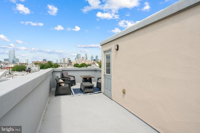 2117 Latona St, Philadelphia, PA 19146 - balcony featuring a view of skyline