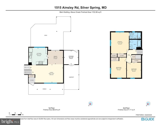 1515 Ainsley Rd, Silver Spring, MD 20904 - room layout