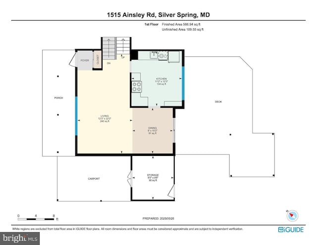 1515 Ainsley Rd, Silver Spring, MD 20904 - floor plan / room layout