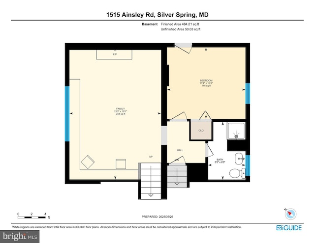 1515 Ainsley Rd, Silver Spring, MD 20904 - property floor plan