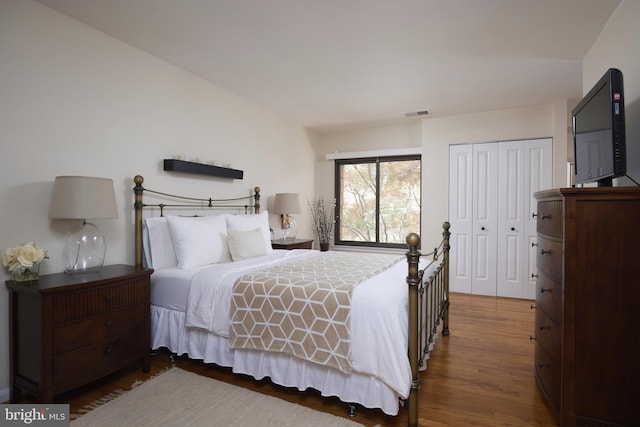 10893 Deborah Dr, Potomac, MD 20854 - bedroom with wood finished floors and a closet