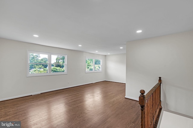 13029 Clarion Rd, Fort Washington, MD 20744 - unfurnished room with wood finished floors, recessed lighting, and baseboards