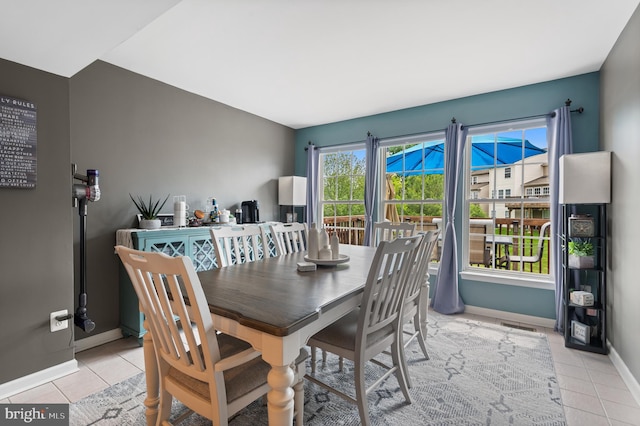 233 Windsor Ct, Quakertown, PA 18951 - dining room featuring light tile patterned flooring and baseboards
