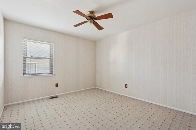 9363 Neil Rd Unit A, Philadelphia, PA 19115 - carpeted spare room featuring ceiling fan and baseboards