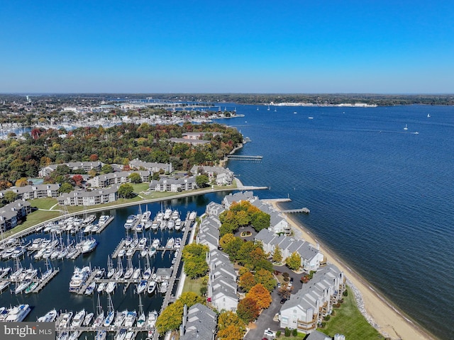 2186 Chesapeake Harbour Dr E, Annapolis, MD 21403 - drone / aerial view of a large body of water and numerous boat docks