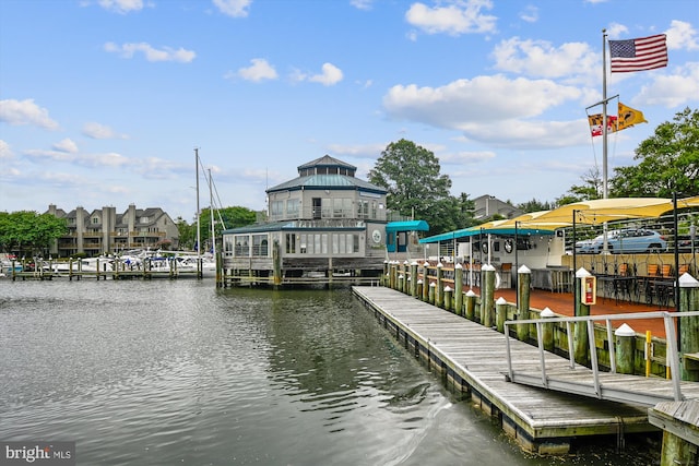 2186 Chesapeake Harbour Dr E, Annapolis, MD 21403 - dock area featuring a water view