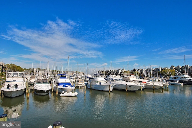 2186 Chesapeake Harbour Dr E, Annapolis, MD 21403 - dock area featuring a water view and view of marina