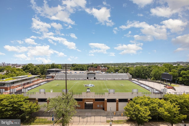 3801 Canterbury Rd Unit 817, Baltimore, MD 21218 - drone / aerial view of a tree filled landscape