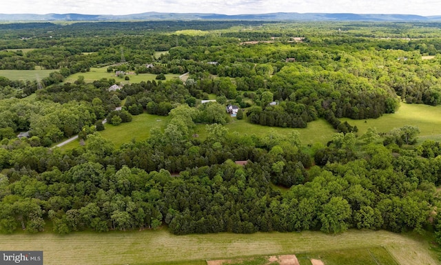 105 Fern Creek Ln, Martinsburg, WV 25404 - drone / aerial view of a heavily wooded area and a mountainous background