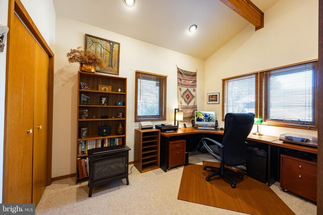 105 Fern Creek Ln, Martinsburg, WV 25404 - office space with healthy amount of natural light, light colored carpet, and recessed lighting