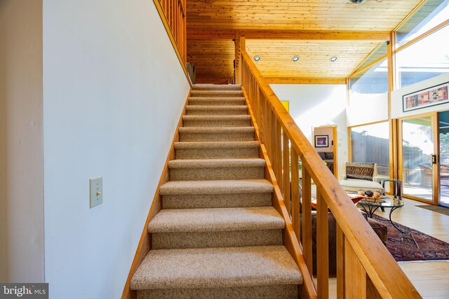 105 Fern Creek Ln, Martinsburg, WV 25404 - stairway with wood finished floors and a towering ceiling