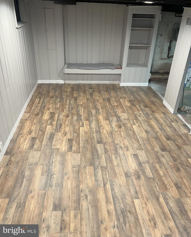 1537 W High St, Haddon Heights, NJ 08035 - empty room with hardwood / wood-style flooring and baseboards