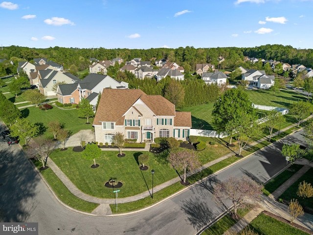 12801 Willow Marsh Ln, Bowie, MD 20720 - aerial perspective of suburban area
