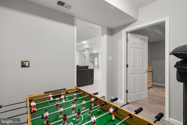 12801 Willow Marsh Ln, Bowie, MD 20720 - playroom featuring baseboards and light wood finished floors