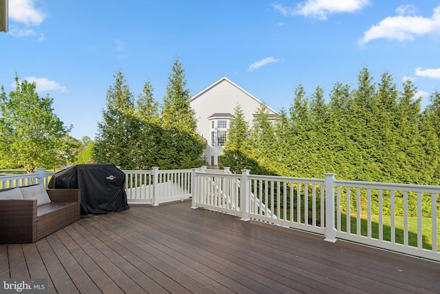 12801 Willow Marsh Ln, Bowie, MD 20720 - deck featuring area for grilling
