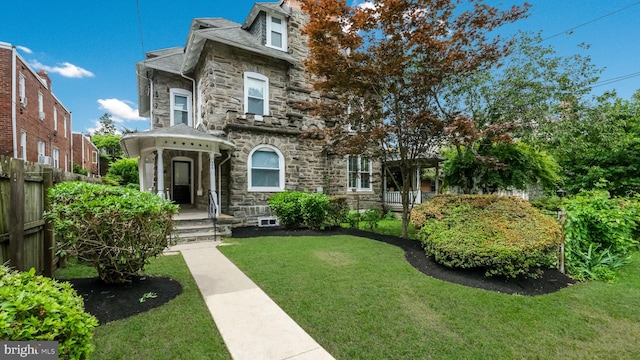 7804 Ardleigh St, Philadelphia, PA 19118 - view of front of house featuring stone siding