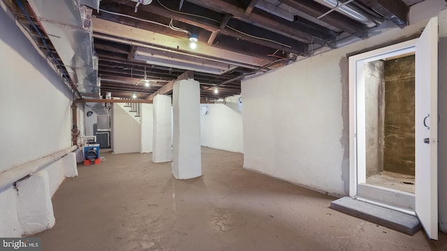 7804 Ardleigh St, Philadelphia, PA 19118 - unfinished basement featuring stairway