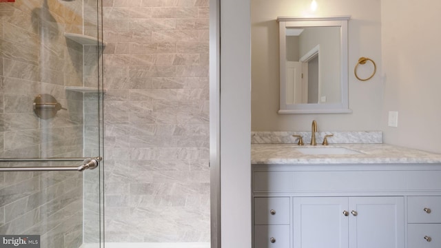 7804 Ardleigh St, Philadelphia, PA 19118 - bathroom featuring a stall shower and vanity