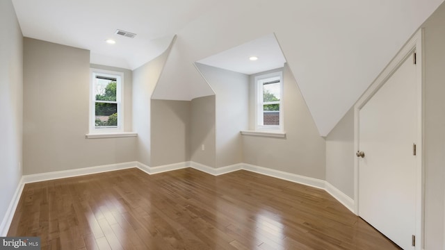 7804 Ardleigh St, Philadelphia, PA 19118 - bonus room with plenty of natural light, hardwood / wood-style flooring, baseboards, and lofted ceiling
