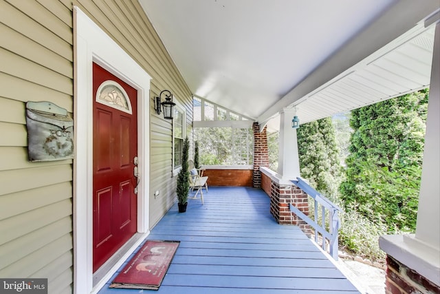 3404 Shepherd St, Mount Rainier, MD 20712 - view of wooden porch