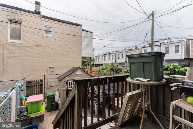 2715 E Madison St, Baltimore, MD 21205 - view of wooden deck