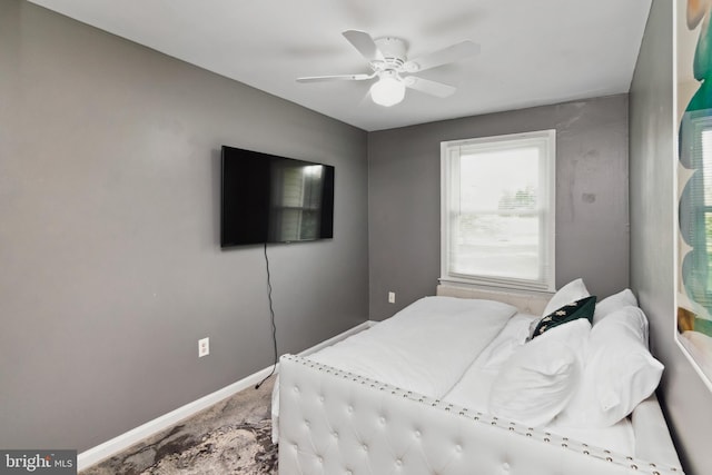 10 Bantry Ct, Baltimore, MD 21237 - bedroom featuring light carpet, ceiling fan, and baseboards
