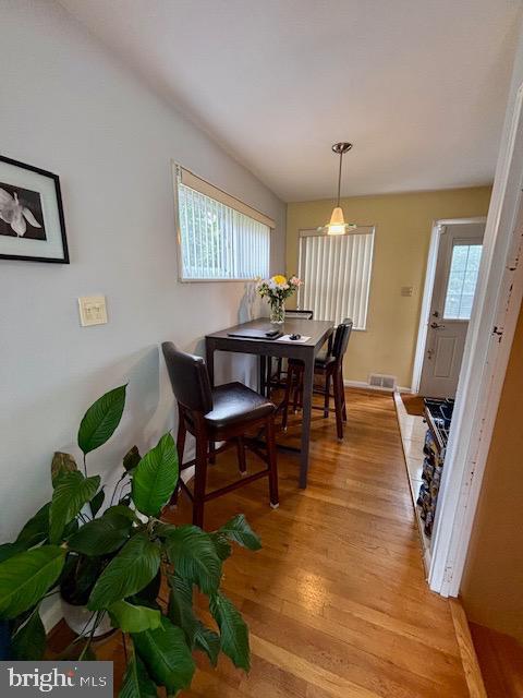 4116 Ellis St, Capitol Heights, MD 20743 - dining room with light wood-style flooring