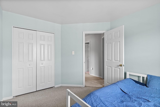 53 Pebble Beach Ln, Pottstown, PA 19464 - bedroom with carpet flooring, baseboards, and a closet