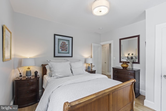 6200 Broad Branch Rd NW, Washington, DC 20015 - bedroom featuring light wood-style floors and baseboards