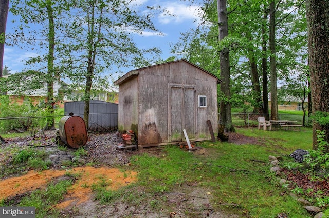 9803 Luke Ct, Upper Marlboro, MD 20772 - view of shed with heating fuel