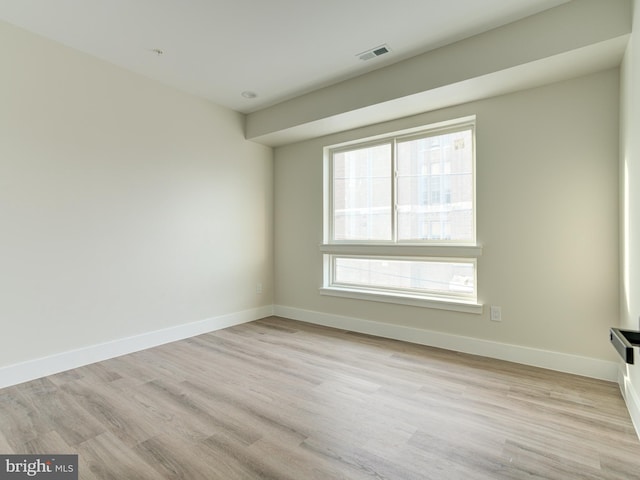 632 Moyer St, Philadelphia, PA 19125 - spare room with light wood-type flooring and baseboards