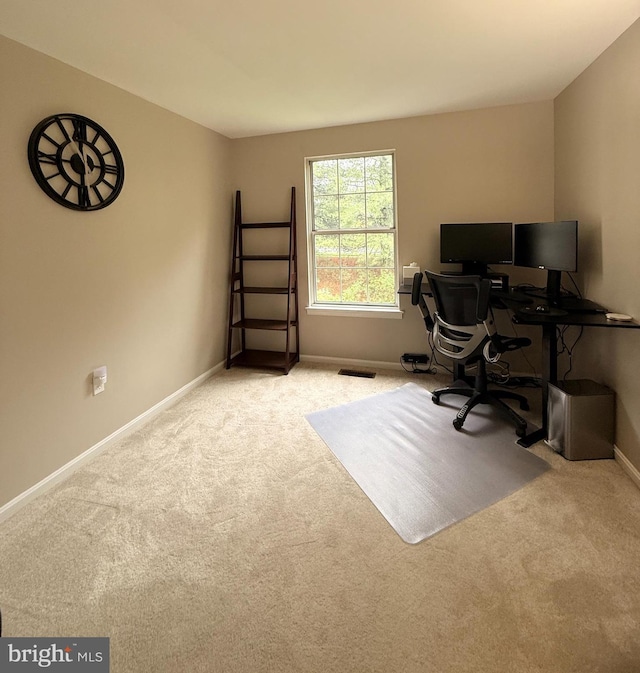 14926 Dunvegan Ct, Silver Spring, MD 20906 - office area with carpet and baseboards